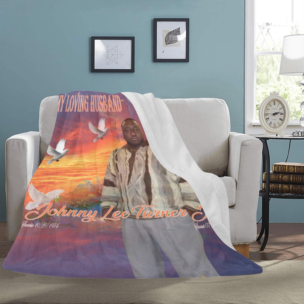 Custom Ultra-Soft Micro Fleece Blanket  | Mamie's Heart Designs